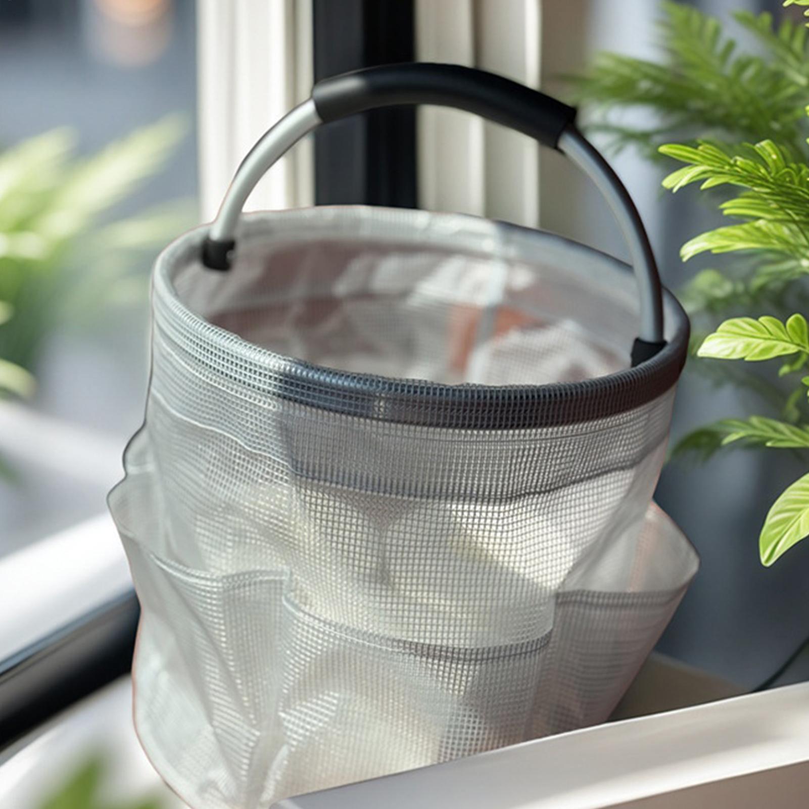 

Cleaning Caddy With Handle PVC Foldable Organizer Basket For Beach Large Capacity Outdoor Activity Carrying Bin For Bathroom China Mainland