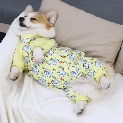 Vêtements Imperméables Anti-Poussière pour Chien Pantalon de Promenade pour Animaux de Compagnie Haute Élasticité Antidérapant Respirant Réglable Combinaison pour Chien Usage Extérieur
