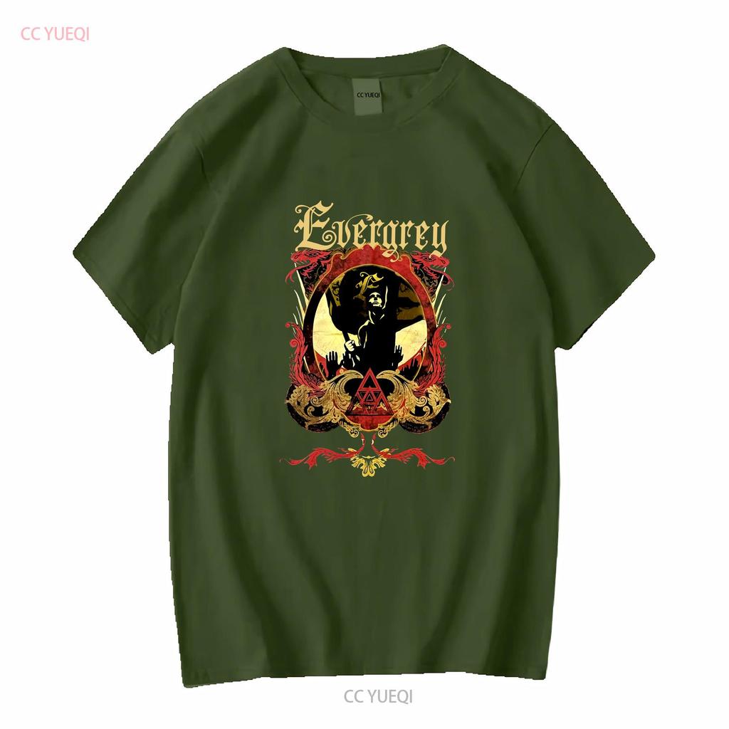 Evergrey T Shirt Size Medium Progressive Metal Sweden Vintage Washed Homme Soft Stretched Versatile Casual Stylish Fashion