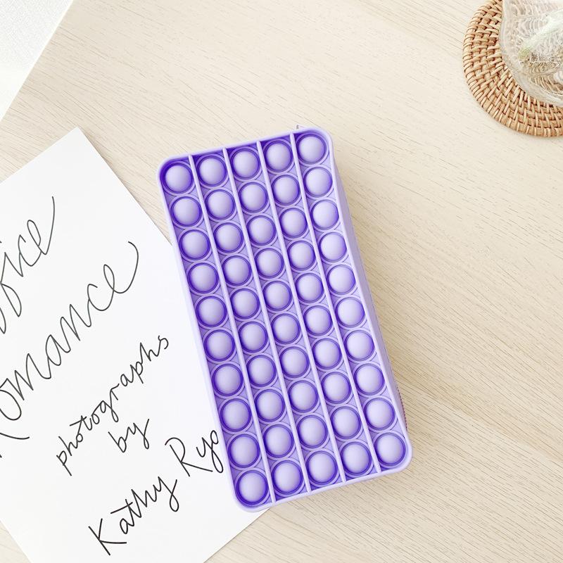 20cm Pencil Case Push Bubble Toy Pop Its Autism Squishy Stress Reliever Toys Learning Pencil Case Anti-stress Fidget Toys Gifts