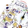 Marimo Craft Snoopy ALL PEANUTS Acrylic Clock, Clear, W19.6 x H20 x D0.3cm, SPZ-3201