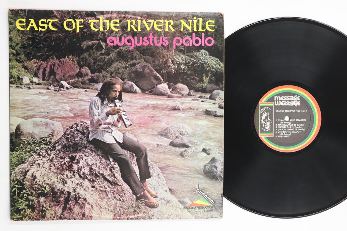 LP Record AUGUSTUS PABLO  East Of The River Nile NONE MESSAGE 1978 Jamaica Reggae Ska  Dub Used
