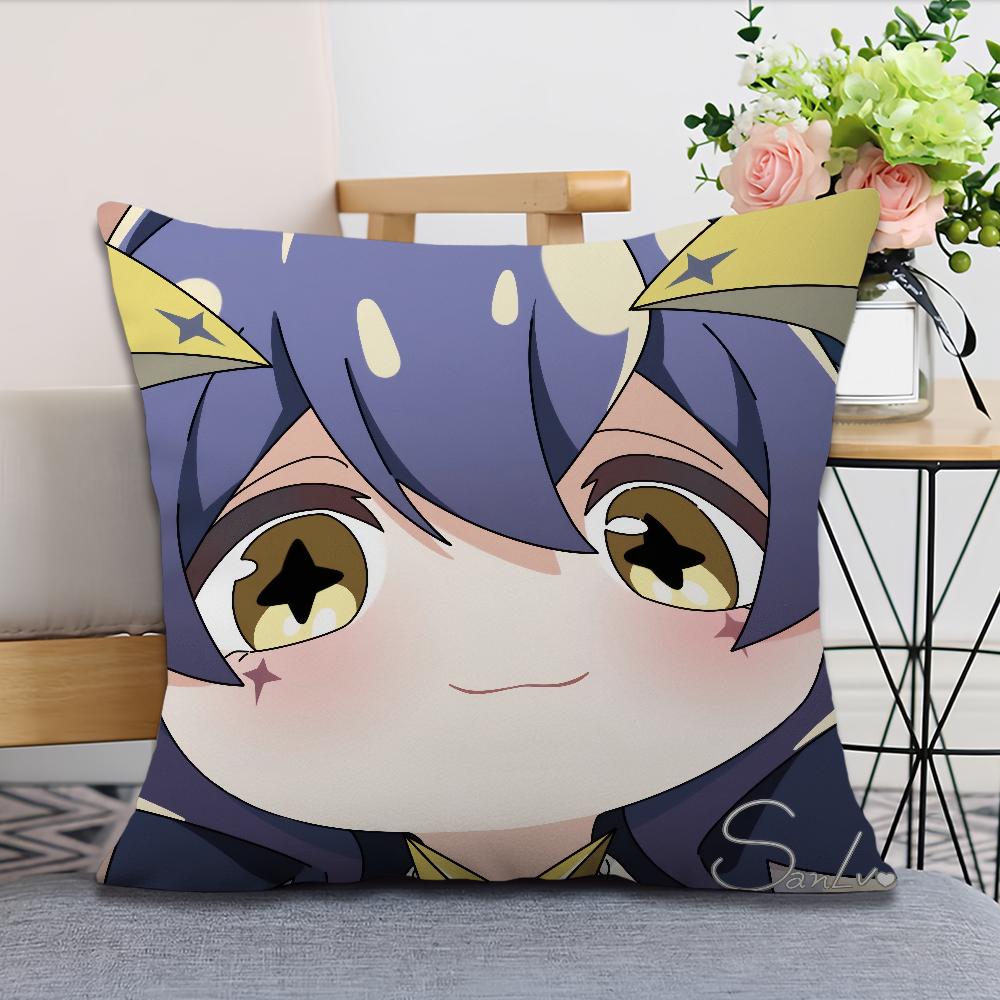 soft Comfortable Chibi Pillow Utena Case Girls for Sofa Living Room anime m-Magical Home over Hiiragi office g-Gushing Decor Pro