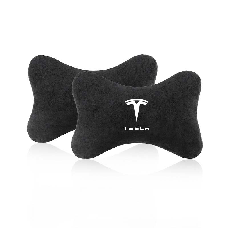 AAAIT1 For Tesla Model 3 S X Y Cybertruck SpaceX Car Seat Neck Pillow Soft Memory Neck Pillow High-Quality Headrest Lumbar Support