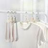 Student Dormitory Folding Hangers Save Space Wide Shoulder Clothes Hanger Portable Travel Business Trip Drying Clothes Seamless Hangers