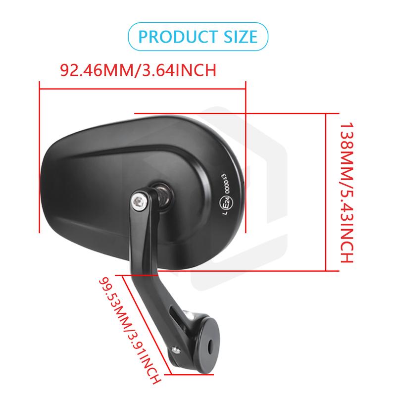 For KAWASAKI Vulcan S / Vulcan 900 / Vulcan 1700 / Motorcycle Bar End Mirror Rearview Mirror Side Mirror Motorcycle Accessories