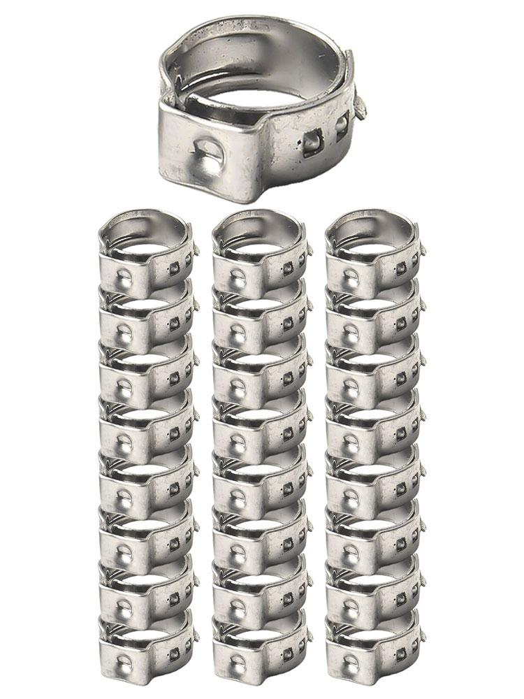 Sealing Various Hoses Single Ear Stepless Stainless Steel Hose Clamps