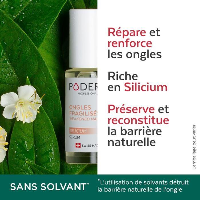 Fragile Nails Serum - PODERM - Silicon - 100% Natural - Vegan - 8ml Bottle