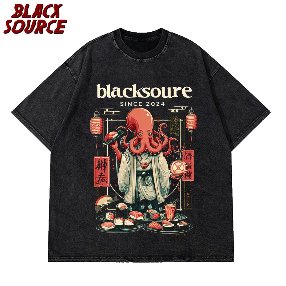 T Octopus Shirt Sea Octopus Lovers Animals Ocean Women Men Cute TShirt Cool Creative Women Fresh Tee Trippy Wardrobe S
