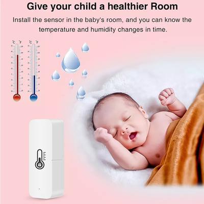 Tuya WiFi Intelligent Temperature Humidity Detector Sensors Intelligent Home Indoor Temperature