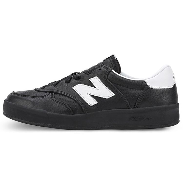 

New Balance Nb 300 Кожаные Классические Повседневные Низкие Кеды для Скейтбординга Унисекс кроссовки Черный Белый CRT300LA 37