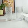 Ins Style Striped Glass Cup: American Coffee, Latte, Juice, Cold Drink, Milk, Breakfast Cup