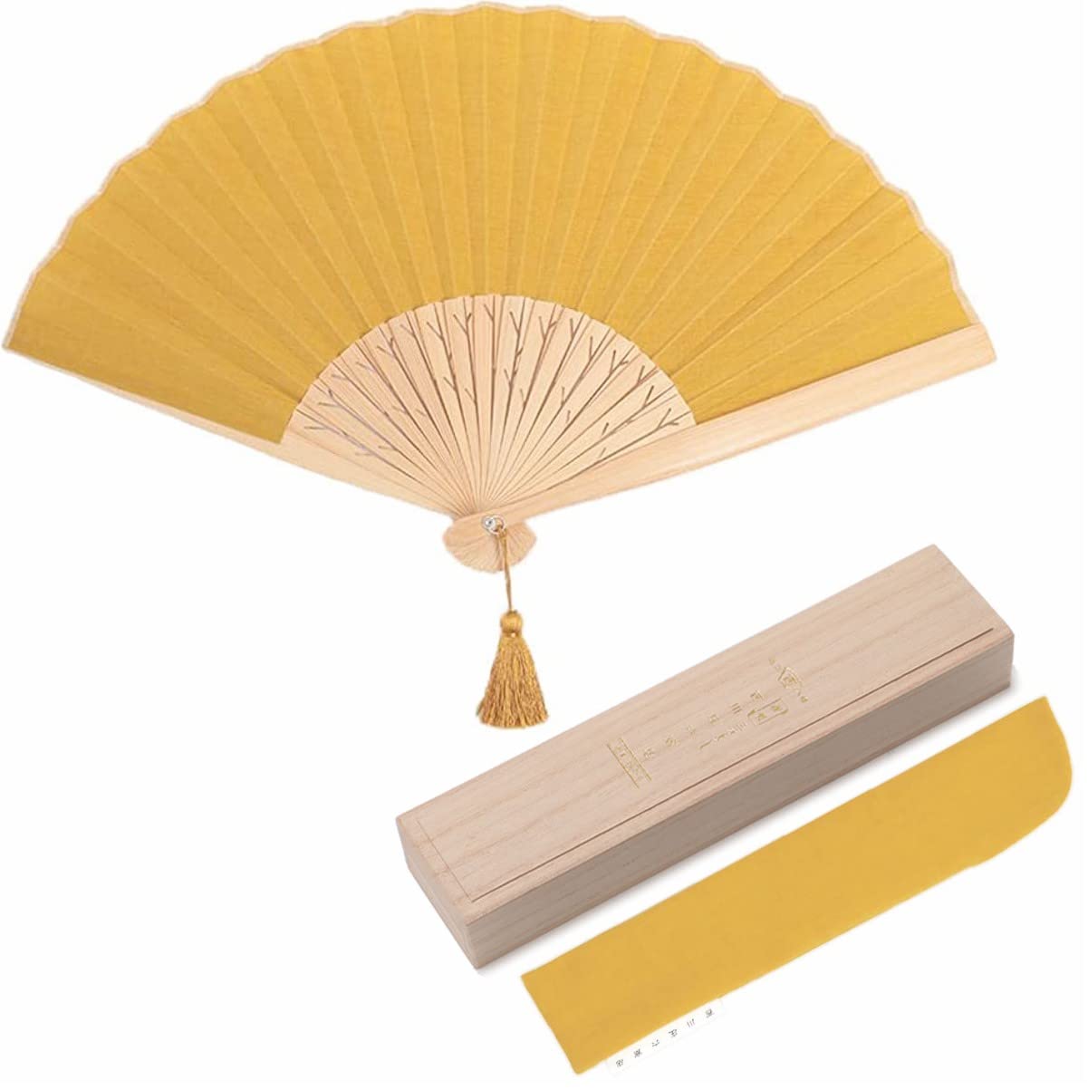 

Веерная сумка Shoroku Koeda Paulownia, дневное летнее использование [Nishikawa Shoten] Веер, коробка, в комплекте, подарок матери, Sensu, (Мимоза)