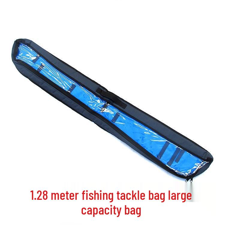 

Риби 1,28 м Велика місткість Сумка для рибальського спорядження для транскордонної риболовлі PVC