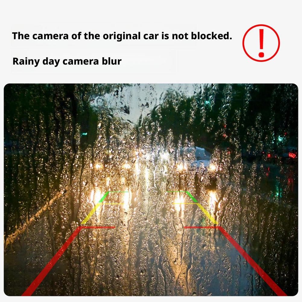Car Reversing Rear Camera Rain Cover Silicone Rain-Proof Reverse Camera Rain Shade Cover Waterproof Auto Parts