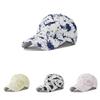 Graffiti Cotton Baseball Cap Embroidery Duck Tongue Hat Outdoor Sun Hat Wholesale