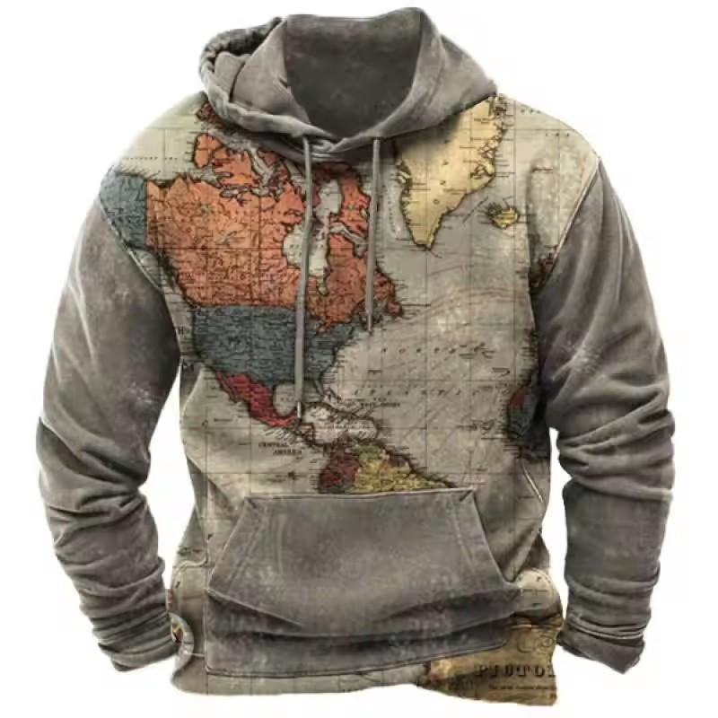 Funny Animal 3D Print Men's Hoodies Hip Hop Trend y2k Clothes Autumn and Winter Casual Sweatshirts Fashion Pullover Street Tops