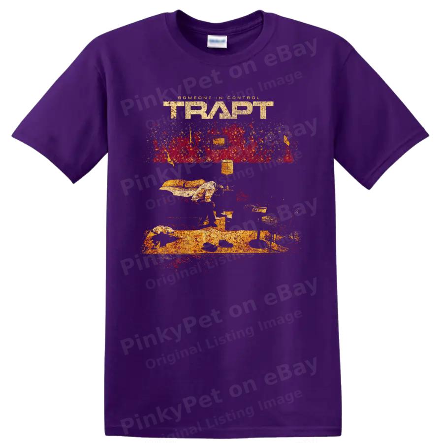 Trapt Someone In Control Rock Band T Shirt Vintage Distressed Album Art Tee
