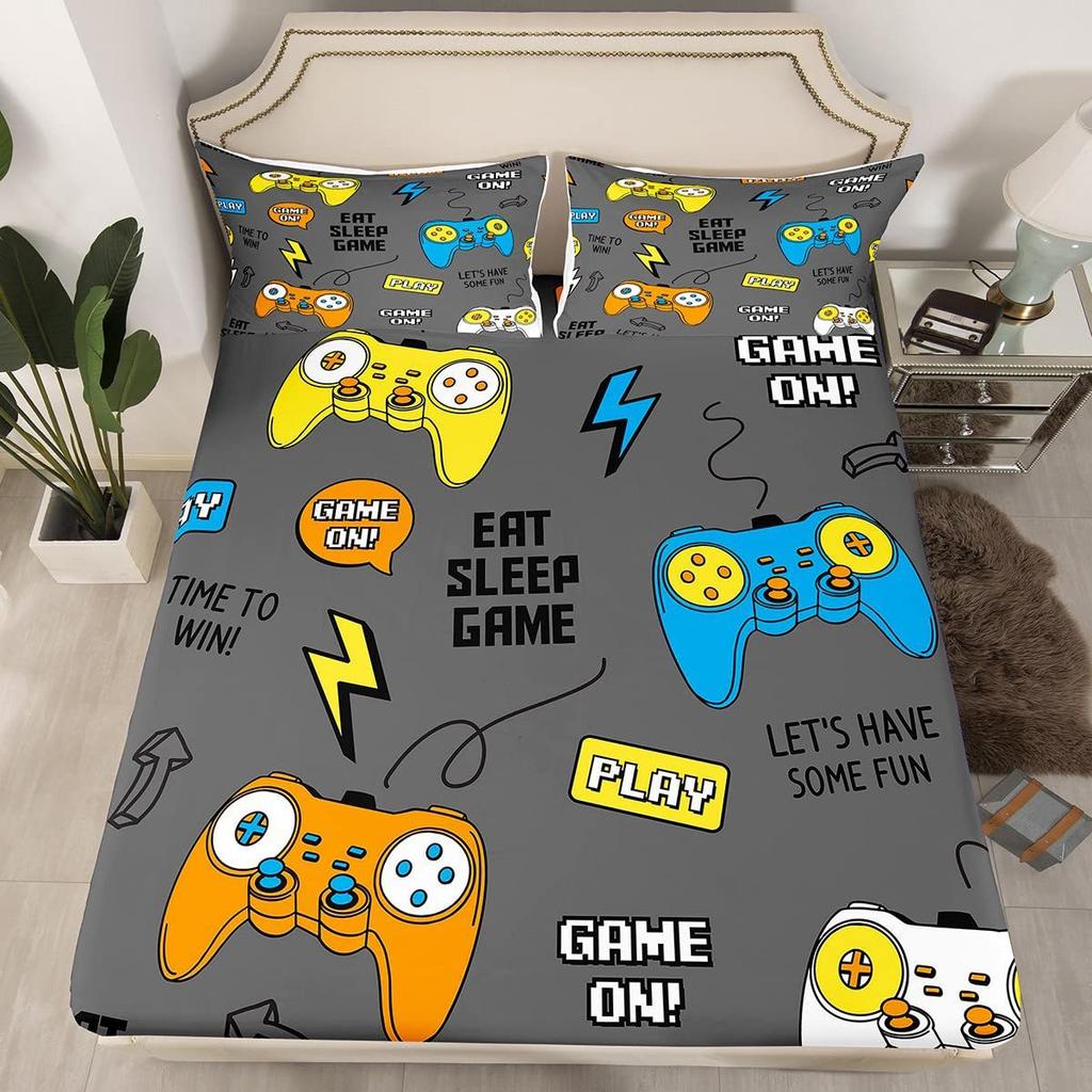 Cute Penguin Pattern Mattress Three-Piece Digital Printing Bedding Mattress Three-Piece Set Children And Adults
