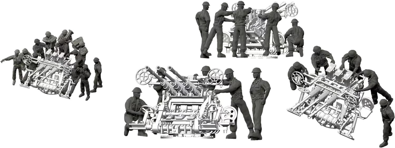 

Bunker Studio Японский 25-мм орудие Тип 96 Наводчик C 100 Пластиковые детали для модели BSTIJN35072 1/350 Зенитное (25 поз, фигур)