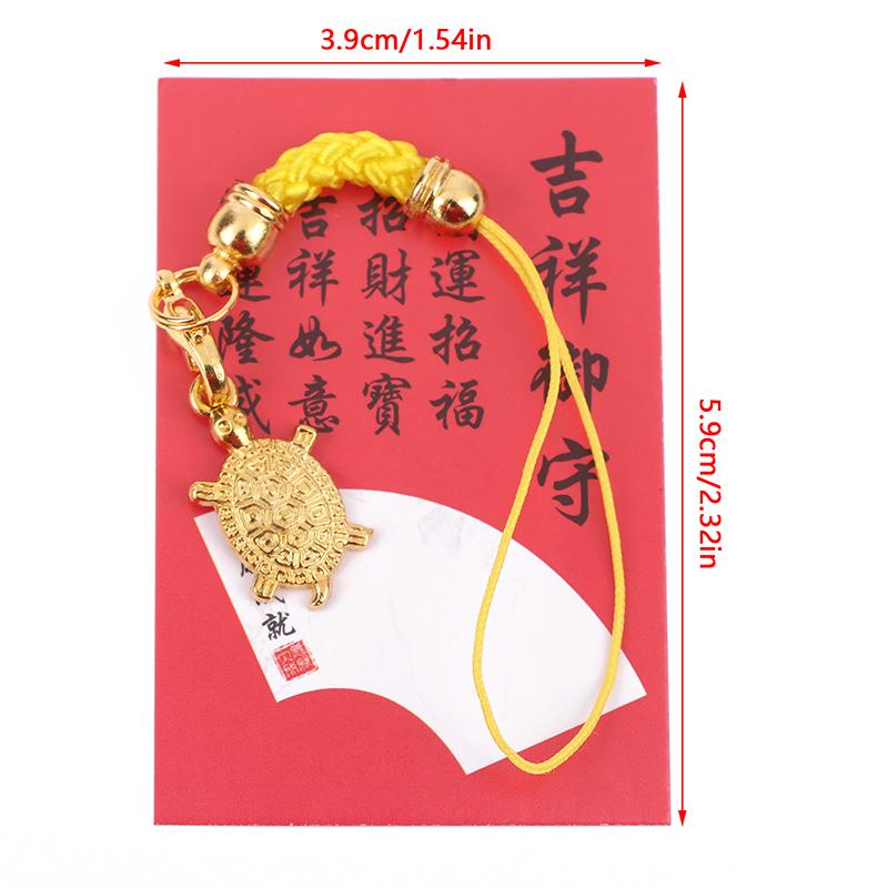 Japoński Żółw Pieniężny Świątynia Asakusa Mały Złoty Żółw Strzegący Modlący się Szczęście Bogactwo Skąpy Żółw Dekoracja Domu Prezent