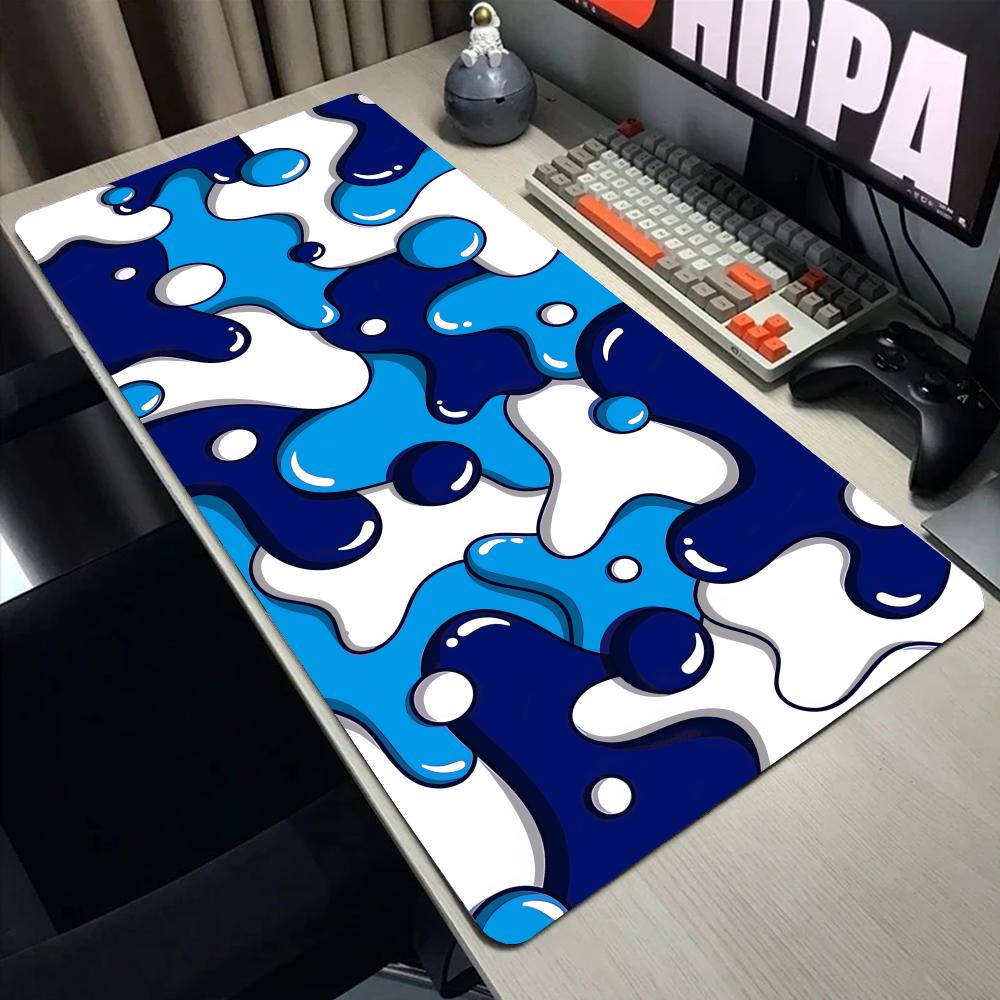 Strata Liquid Mouse Pad Large Computer Office Game Table Mats XXL Rubber Anti-slip Gaming Keyboard Mousepads Long Desk Pads