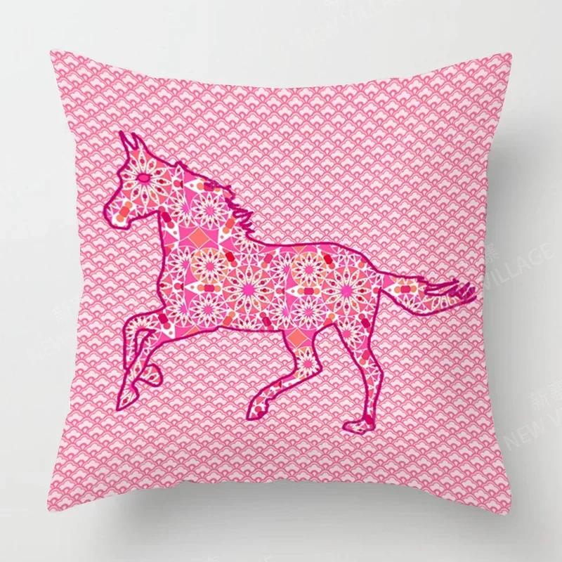 Jesienne Dekoracje Domu Jesienna Poszewka na Poduszkę do Salonu Sofa Boho Poszewka na Poduszkę Mandala