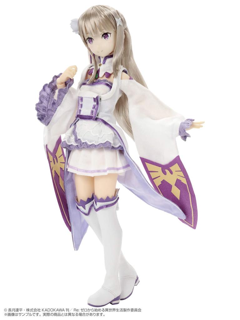 Pureneemo Character Series Life In Another Memory Emilia Complete Doll 1/6 No.113 "ReZERO -Starting World- Snow"