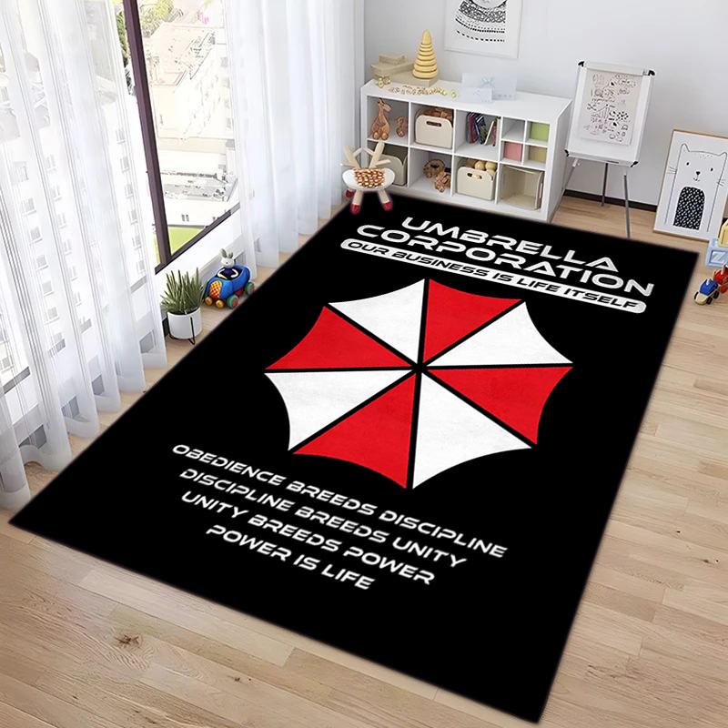 Sci-Fi Game Resident Evil, Umbrella Corporation, Soft Carpet, Home Living Room, Office Chair Pad, Door Mat, Door Mat Carpet U1