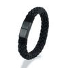 Nautical Wide Rope Bracelet Men Stainless Steel Adjustable Shackle Clasp Wrap Bangles Handmade Jewelry Gift