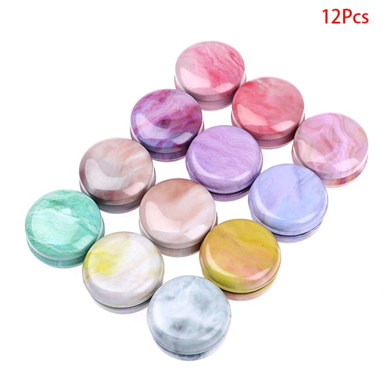 

1 шт/12 шт мини элегантный цветок жестяная коробка Diy свеча банка бальзам круглая пустая железная коробка