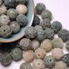 Bodhi Root Beads with Lotus & Cloud Patterns for DIY Buddhist Accessories