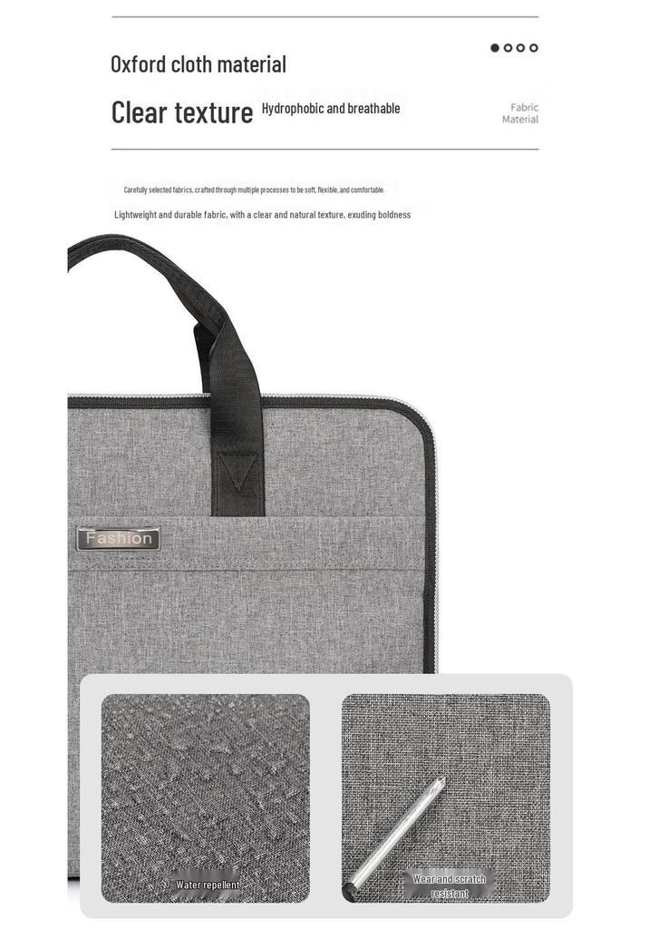 Men's Multi-Color Oxford Cloth 14" Business Casual Laptop Briefcase