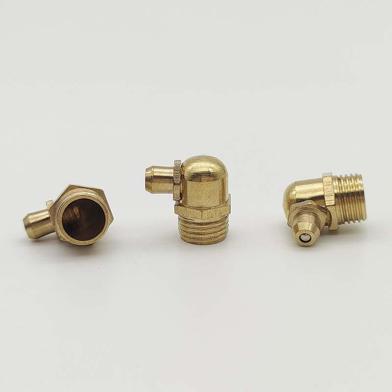 165-Piece Brass Grease Nipple Set - M6, M8, M10 Combination with Straight and Bent Oil Injection Cups
