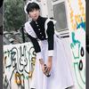 Maid Crossdressing Halloween Sexy One Knitted Tights [YIUHK] Clothes, Men's Size, Boys' Daughters, Characters, Cosplay, Costume, Men's, Apron,