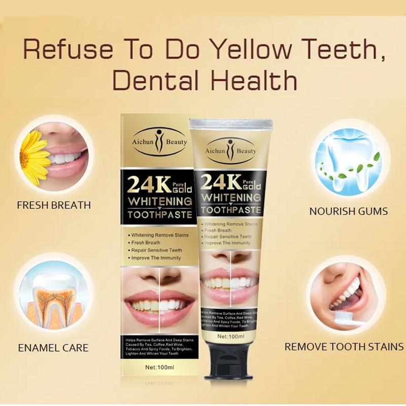 100g Whitening Toothpaste Deep Cleansing Gingival Mouth Repair Sensitive Teeth Hygiene Product Tooth Paste Oral Health Care