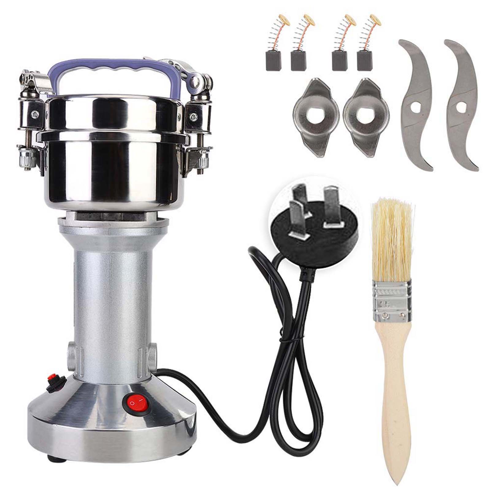 

100g Food Crusher Grinder Electric Mill Grinder Machine Dry Mill Grinding Machine AU Plug