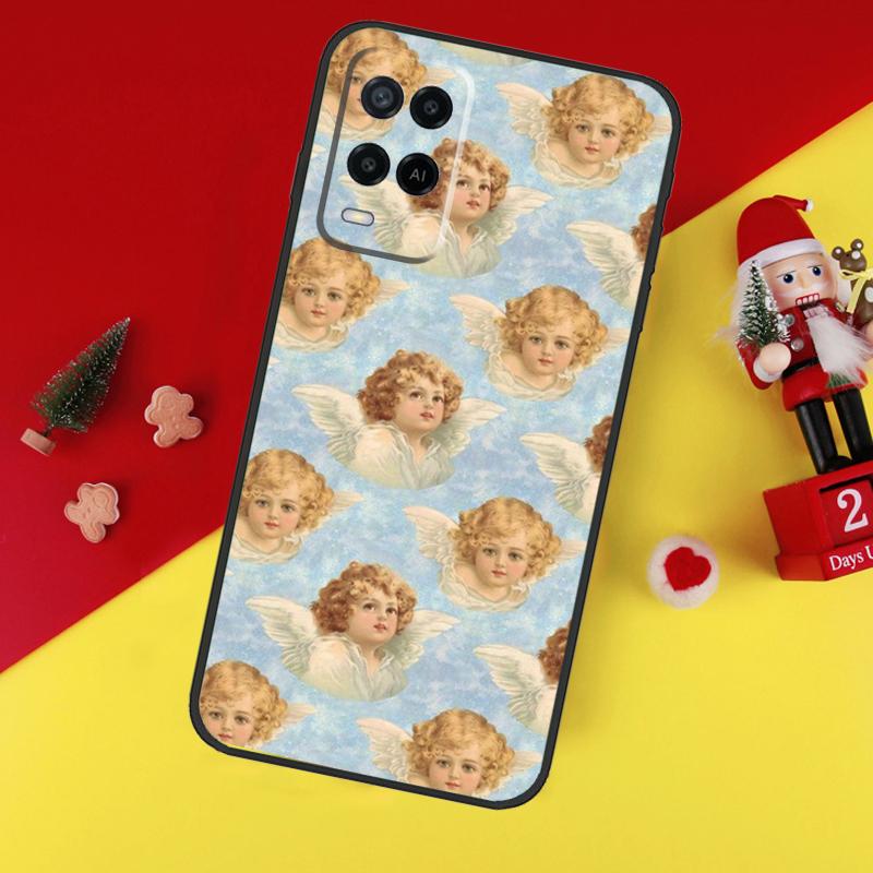 Renaissance Angels For OPPO A53 A5 A9 A38 A78 A58 A79 A15 A17 A57 A77 A16 A76 A96 A52 A72 A94 A74 A54S Case