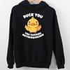 Duck You Lustiger Damen-Kapuzenpullover You Ducking Motherquacker Cartoon Klassisches Sweatshirt Süße Ente Mode Lässig Täglich Hoodies & Sweatshirts Damen