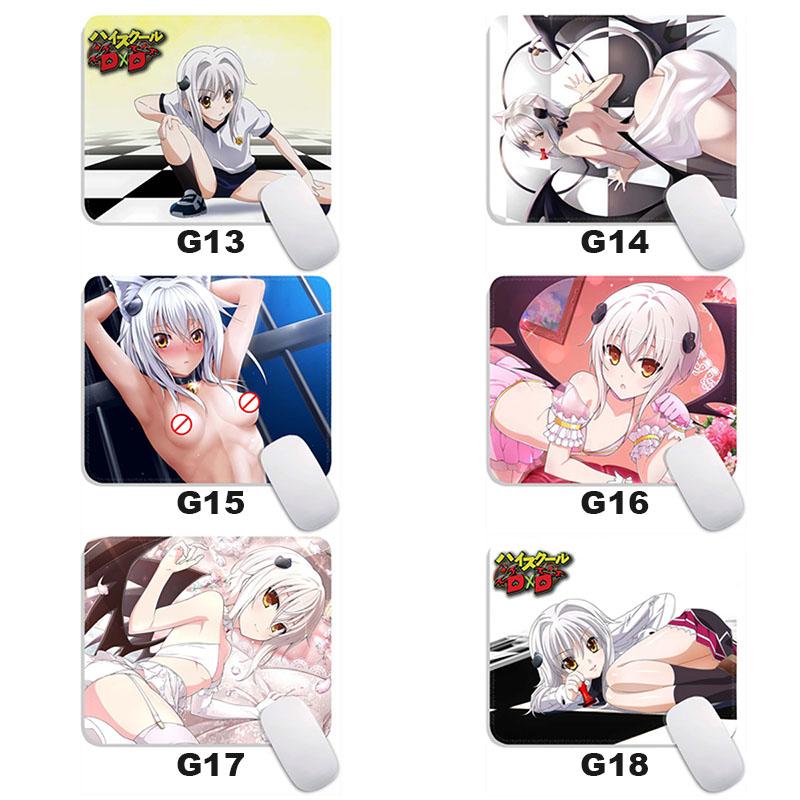 Anime Mouse Pad Small Gaming Mousepad DxD Hero Toujou Koneko Gamer Standard HD MousePads PC Compact Non-Slip Office Mousemat