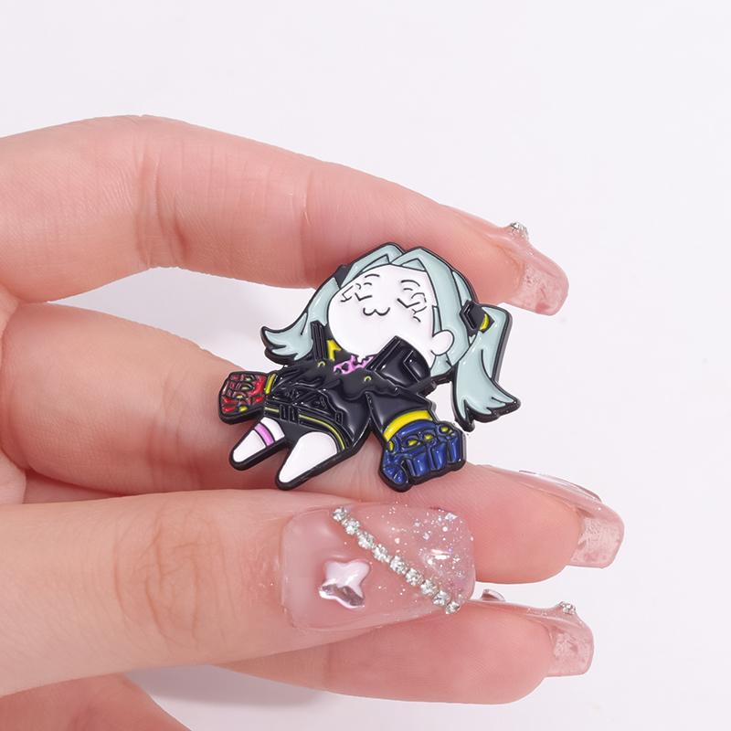 Cyberpunk Game Enamel Pins Gift Custom Cyber Punk Collect Lapel Badge Backpack Hat Collar Brooches Children Party Cute Gifts