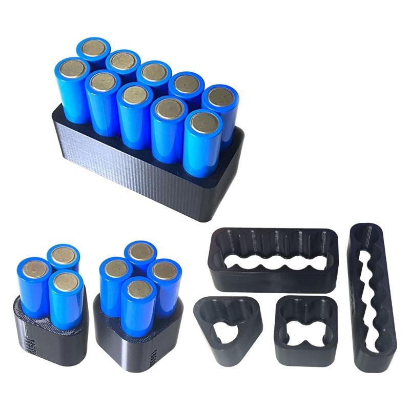 4pcs ABS Plastic 18650 Battery Holder Fixture For Professional Welding 3 4 6 10 Hole Configurations Secure Mounting Tool