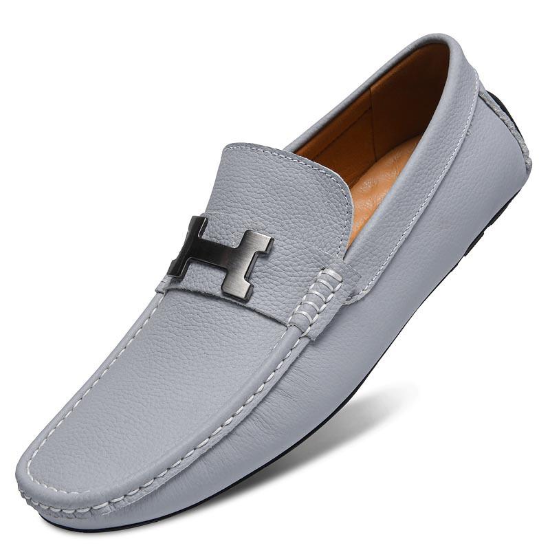 

Туфли дуду больших размеров, ленивые туфли для вождения, британская повседневная обувь, натуральная кожа, коровья кожа, мужская обувь 45