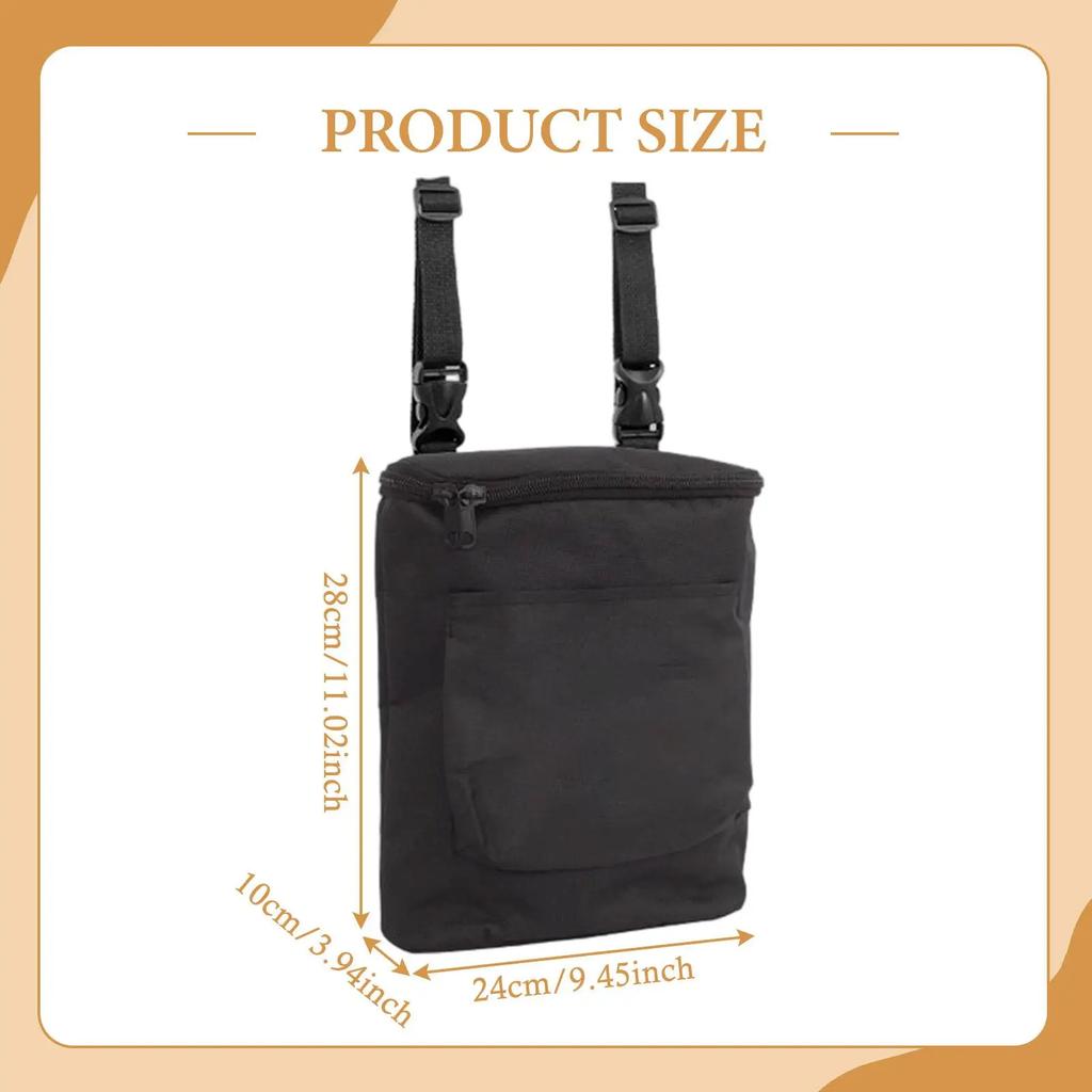 Large Capacity Oxford Cloth Handle Handbag Detachable Storage Bag, Suitable For Motorcycles, Electric Vehicles, And Bicycles