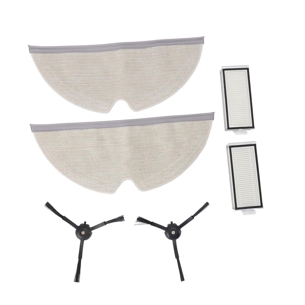 Sweeping Robot Accessory 2pcs Mopping Cloth 2pcs Filters 2pcs Side Brushes Replacement for Q8