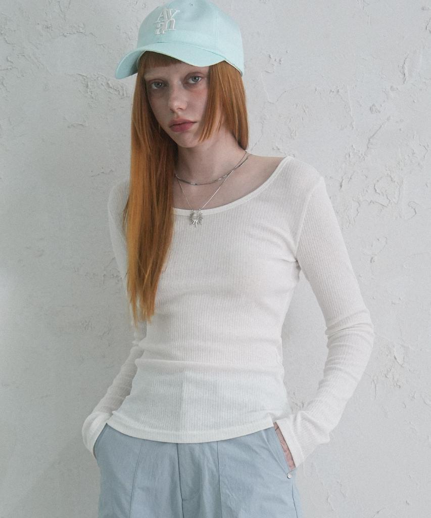 AVANDRESS Aa Layered U-Neck Long Sleeve - 7Col