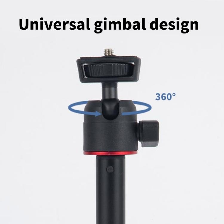 Handheld Tripod for Phones and Cameras Aluminum Ballhead 360°Rotation Universal Mount for Tablets Phone