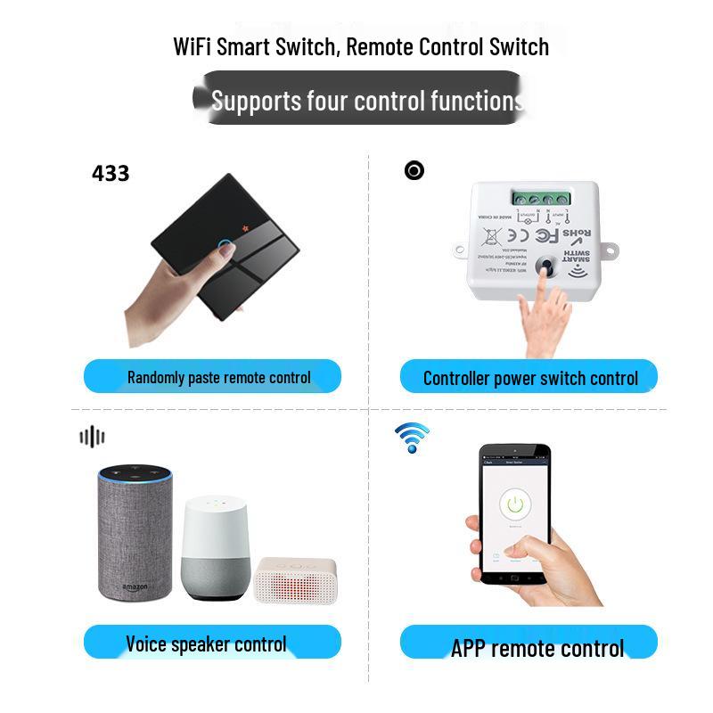 Graffiti Smart WiFi Touch Switch with APP & Alexa Voice Control