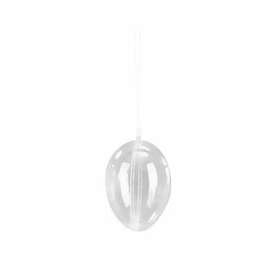 Plastic Egg To Decorate 10 Cm