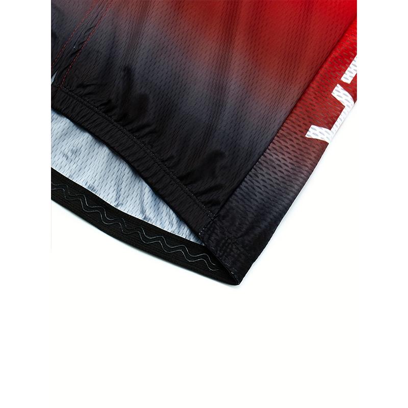 Radtrikot, Herren Reißverschluss Kurzarm Rundhals MTB Jacke Für Outdoor Sommer